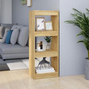 Book Cabinet/Room Divider 40x30x103.5 cm Solid Pinewood