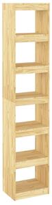 Book Cabinet/Room Divider 40x30x199 cm Solid Pinewood