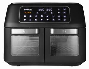 Tower Vortx Vizion 11 Litre Digital Dual Air Fryer Oven Black