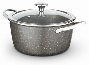 Tower Cerastone Pro 24cm Casserole Dish with Lid Graphite
