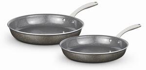 Tower Cerastone Pro 2 Piece Frying Pan Set Graphite