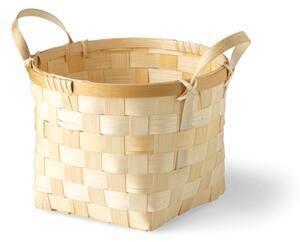 Basket - Bamboo. 20 x 20 x 15 cm. - Nature - Søstrene Grene