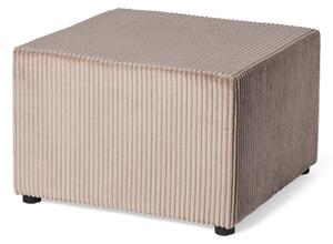 Pouffe - 50 x 50 x 34 cm. - Light Brown - Søstrene Grene