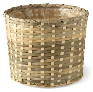 Flowerpot - Bamboo. Ø25 x 21 cm. - Nature - Søstrene Grene