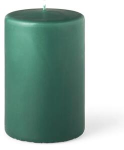Pillar candle 12 cm - Paraffin. 7.7 x 12 cm. - Green - Søstrene Grene