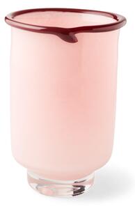 Vase - Glass. Ø13 x 20 cm. - Coral - Søstrene Grene