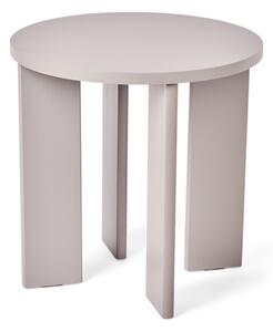 Side table - Pinewood/MDF. Ø40 x 40 cm. - Cool Grey - Søstrene Grene
