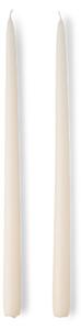 Candles 35 cm 2-pack - Paraffin wax. Ø2.2 x 35 cm. 2 pcs. - Off White - Søstrene Grene