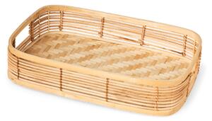 Tray - Bamboo. 39 x 26 x 8 cm. - Nature - Søstrene Grene