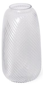 Vase - Glass. Ø17 x 32.5 cm. - Clear - Søstrene Grene
