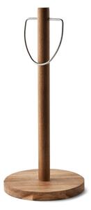 Paper towel holder - Acacia wood. 14 x 28.5 cm. - Nature - Søstrene Grene