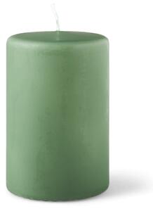 Pillar candle 12 cm - Paraffin. 7.7 x 12 cm. - Moss Green - Søstrene Grene
