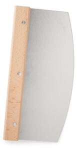 Pizza cutter rocker - Beech wood/stainless steel. 24 cm. - Nature - Søstrene Grene