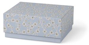 Box - Paper. 21.5 x 17.5 x 9.5 cm. - Ice Blue - Søstrene Grene