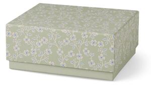 Box - Paper. 25 x 20.5 x 10.5 cm. - Dusty Green - Søstrene Grene