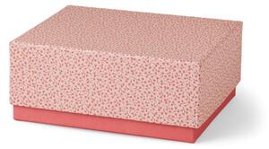 Box - Paper. 25 x 20.5 x 10.5 cm. - Coral - Søstrene Grene