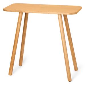Desk - MDF/oak veneer. 80 x 40 x 75 cm. - Nature - Søstrene Grene