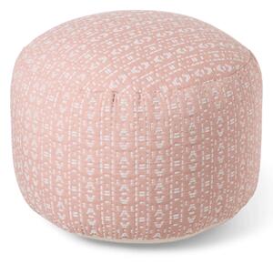 Pouffe - Ø55 x 40 cm. - Dusty Rose - Søstrene Grene