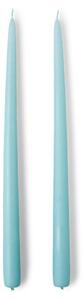 Candles 35 cm 2-pack - Paraffin wax. Ø2.2 x 35 cm. 2 pcs. - Milky Blue - Søstrene Grene