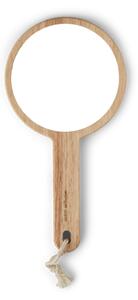 Hand mirror | Rubber wood. 13 x 25.5 cm. | Søstrene Grene