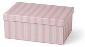 Box - Paper. 25.5 x 17 x 10.5 cm. - Rose - Søstrene Grene