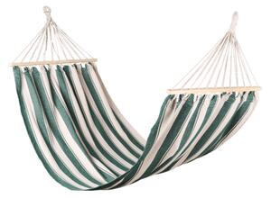 Hammock - Birch wood/polyester/cotton/viscose. 100 x 280 cm. - Dark Green - Søstrene Grene