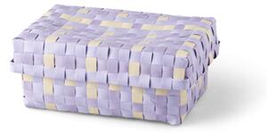 Basket - Polypropylene. 26 x 17 x 11 cm. - Lilac - Søstrene Grene