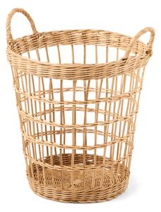 Basket - Rattan. Ø30 x 30 cm. - Nature - Søstrene Grene