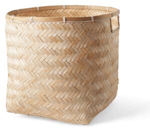 Basket - Bamboo. 38 x 35 cm. - Nature - Søstrene Grene