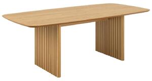 Calais Wooden Rectangular Dining Table In Oak