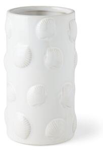 Vase - Stoneware. Ø9 x 16 cm - White - Søstrene Grene