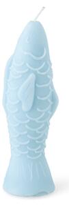 Fish candle - 15.9 cm. - Misty Blue - Søstrene Grene