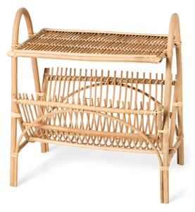 Side table with storage - Rattan. 50 x 33 x 55 cm. - Nature - Søstrene Grene