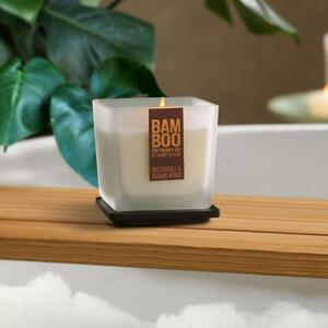 Heart and Home Bamboo Patchouli & Guaiac Wood Jar Candle White