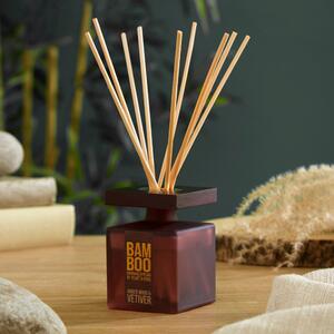 Bamboo Amber Wood & Vetiver Diffuser Red