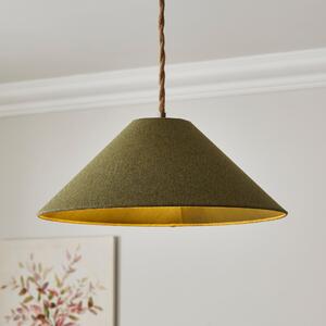 Churchgate Ashby Conical Extreme Empire Lamp Shade Olive