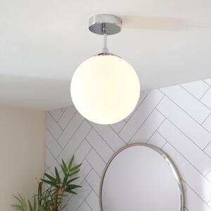 Sfera Bathroom Flush Ceiling Light Chrome