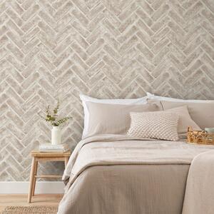 Chevron Brick Wallpaper