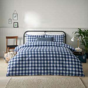 Riviera Hartsford Check 144 Thread Reversible Duvet Cover & Pillowcase Set