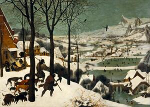 Fine Art Print Hunters in the Snow (Winter), 1565, Pieter the Elder Bruegel