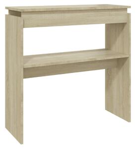 Console Table Sonoma Oak 80x30x80 cm Engineered Wood