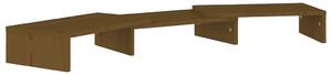 Monitor Stand Honey Brown 80x24x10.5 cm Solid Wood Pine