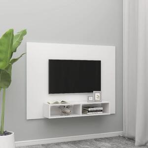 Wall TV Cabinet White 135x23.5x90 cm Engineered Wood