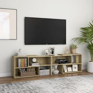 TV Cabinet Sonoma Oak 149x30x52 cm Engineered Wood