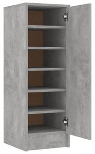 Shoe Cabinet Concrete Grey 32x35x92 cm Engineered Wood