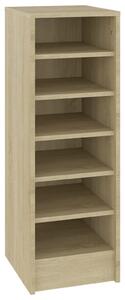 Shoe Cabinet Sonoma Oak 31.5x35x90 cm Engineered Wood