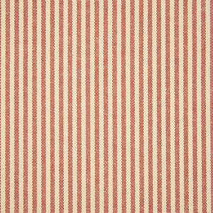 Narrow Stripe Curtain Fabric Red