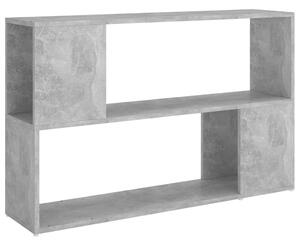 Book Cabinet Concrete Grey 100x24x63 cm Engineered Wood