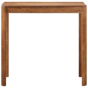 Bar Table Solid Wood Acacia with Honey Finish 110x55x106 cm