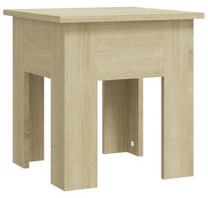 Coffee Table Sonoma Oak 40x40x42 cm Engineered Wood